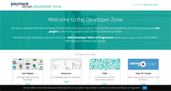 Desktop Screenshot of developers.paymentsense.co.uk