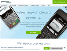Tablet Screenshot of paymentsense.co.uk